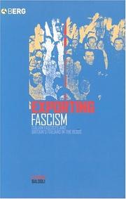 Cover of Exporting Fascism by Claudia Baldoli