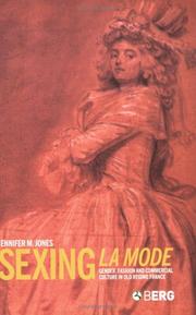 Front cover of Sexing la mode by Jennifer Michelle Jones