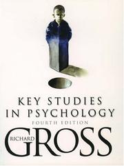 Front cover of Key studies in psychology by Richard D. Gross