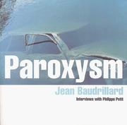 Cover of Paroxysm by Jean Baudrillard