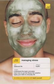Cover of Managing stress by Terry Looker