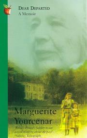 Cover of Dear Departed by Marguerite Yourcenar