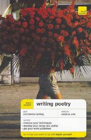 Cover of Writing poetry by Matthew Sweeney