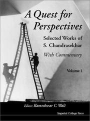 Front cover of A quest for perspectives by Subrahmanyan Chandrasekhar