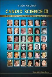 Cover of Candid science III by István Hargittai