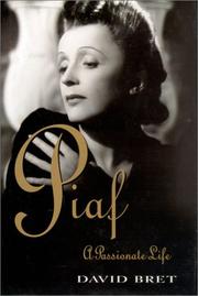 Cover of Piaf by David Bret