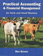 Front cover of Practical Accounting for Farm and Rural Business by Ben Brown