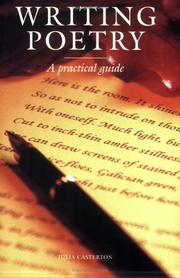 Cover of Writing Poetry by Julia Casterton