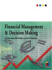Front cover of Financial management and decision making by J. M. Samuels