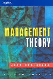 Cover of Management Theory by John Sheldrake