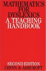 Cover of Mathematics for dyslexics by Stephen J. Chinn