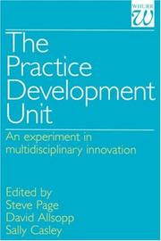 Cover of The practice development unit by Steve Page