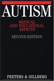 Cover of Autism by Theo Peeters