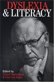 Front cover of Dyslexia and literacy by Erland Hjelmquist