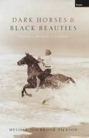 Front cover of Dark Horses and Black Beauties by Melissa Holbrook Pierson