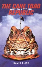 Cover of The cane toad republic by David Flint
