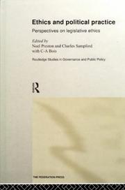 Front cover of Ethics and Political Practice by Carol-Anne Bois