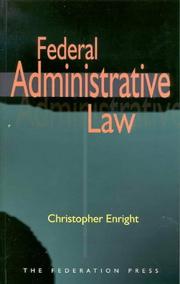 Cover of Federal administrative law by Christopher Enright