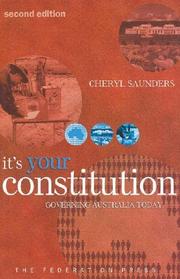 Cover of It's your constitution by Cheryl Saunders