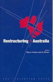 Cover of Restructuring Australia by Wayne Hudson