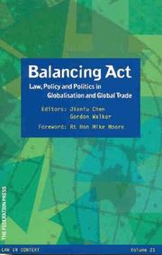 Cover of Balancing act by Jianfu Chen