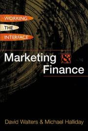 Front cover of Marketing & finance by Walters, David