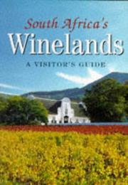 Front cover of South Africa's winelands by Tanith Hobson