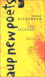 Front cover of AUP new poets by Sarah Quigley