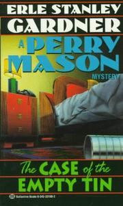Front cover of The Case of the Empty Tin by Erle Stanley Gardner