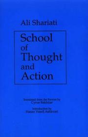 Front cover of School of thought and actions by ʻAlī Sharīʻatī