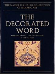 Front cover of The decorated word by Manijfeh Bayani