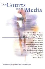 Front cover of The courts and the media by Courts and the Media Forum (1998 Sydney, N.S.W.)