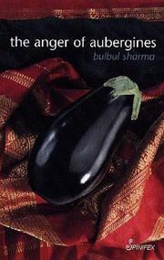 Front cover of The anger of aubergines by Bulbul Sharma