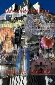 Cover of Poems for America by David, Rowbotham