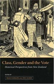 Front cover of Class, gender and the vote by Miles Fairburn