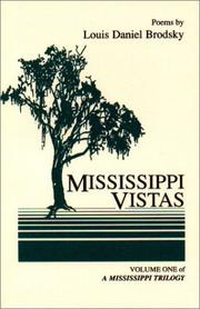 Front cover of Mississippi vistas by Louis Daniel Brodsky