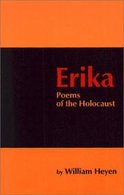 Front cover of Erika, poems of the Holocaust by William Heyen