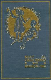 Front cover of Riley Child Rhymes With Hoosier Pictures (Indiana) by James W. Riley