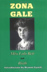 Front cover of Miss Lulu Bett by Zona Gale