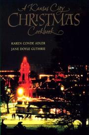 Front cover of A Kansas City Christmas cookbook by Karen Adler