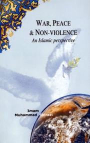 Front cover of War, peace and non-violence by Muhammad Shirazi