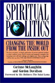Front cover of Spiritual politics by Corinne McLaughlin