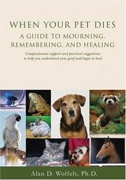 Cover of When Your Pet Dies by Alan D. Wolfelt