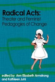 Cover of Radical acts by Ann Elizabeth Armstrong