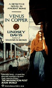 Cover of Venus in Copper by Lindsey Davis