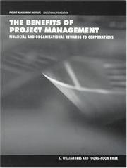 Front cover of The benefits of project management by C. William Ibbs