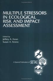 Front cover of Multiple stressors in ecological risk and impact assessment by Pellston Workshop on Multiple Stressors in Ecological Risk and Impact Assessment (1997)