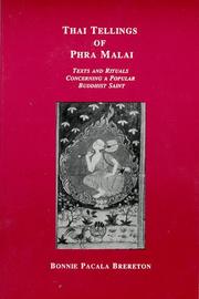 Front cover of Thai tellings of Phra Malai by Bonnie Pacala Brereton