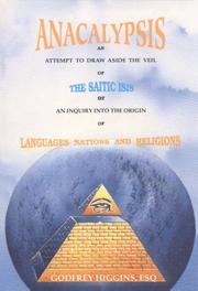 Cover of Anacalypsis by Godfrey Higgins