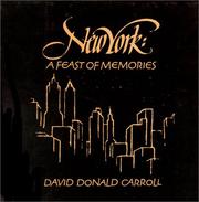 Front cover of New York by David Donald Carroll